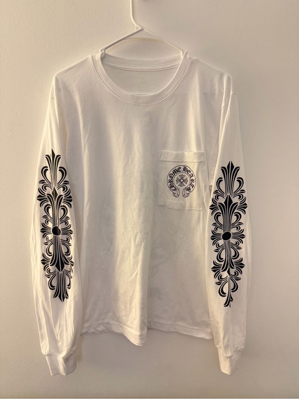 Chrome Hearts White Long-Sleeve